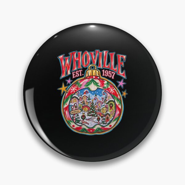 Item preview, Whoville Christmas Snow Globe Holiday Village designed and sold by OddPopARt.