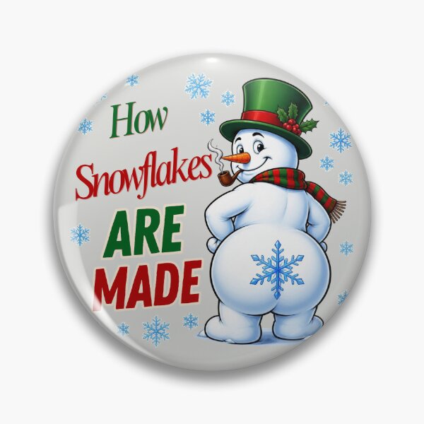 Item preview, How Snowflakes Are Made Snowman, Merry Christmas Snowman Shirt  designed and sold by MalwasBasket.