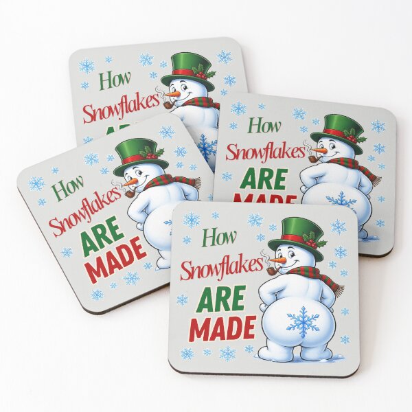 Item preview, How Snowflakes Are Made Snowman, Merry Christmas Snowman Shirt  designed and sold by MalwasBasket.