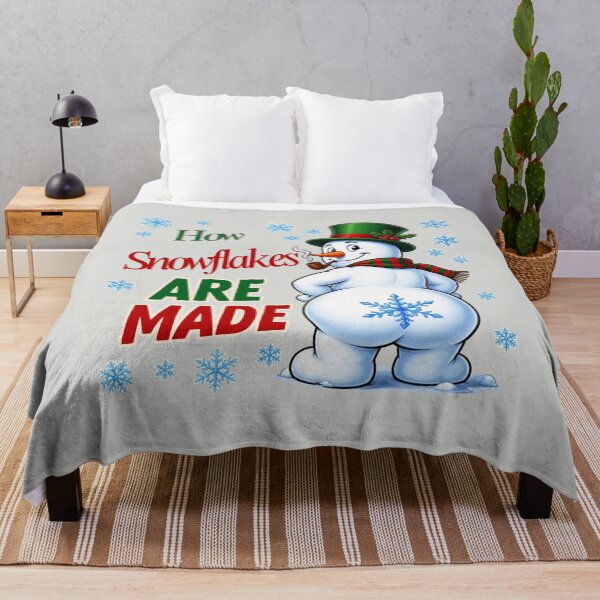 Item preview, How Snowflakes Are Made Snowman, Merry Christmas Snowman Shirt  designed and sold by MalwasBasket.