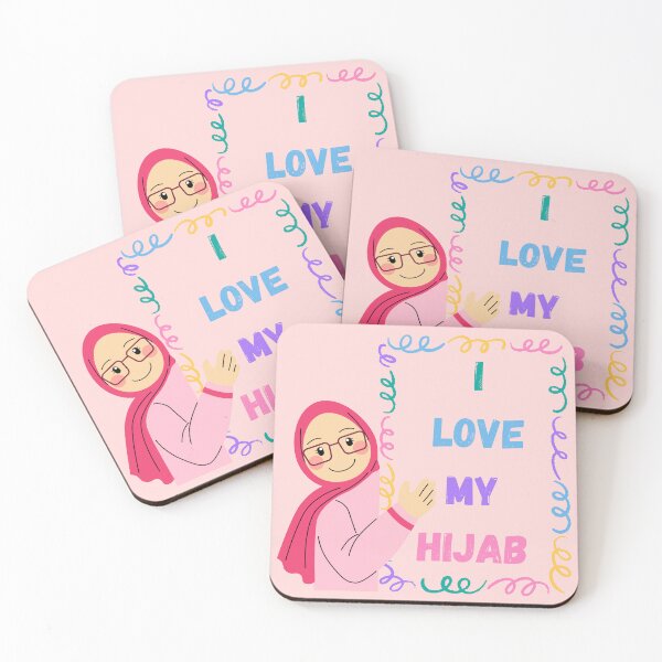 Artikelvorschau, Ich liebe meinen Hijab – Süßes muslimisches Mädchen entworfen und verkauft von HAGAR RABEE.