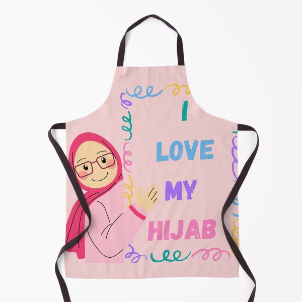 Item preview, I Love My Hijab – Cute Muslim Girl designed and sold by HAGAR RABEE.