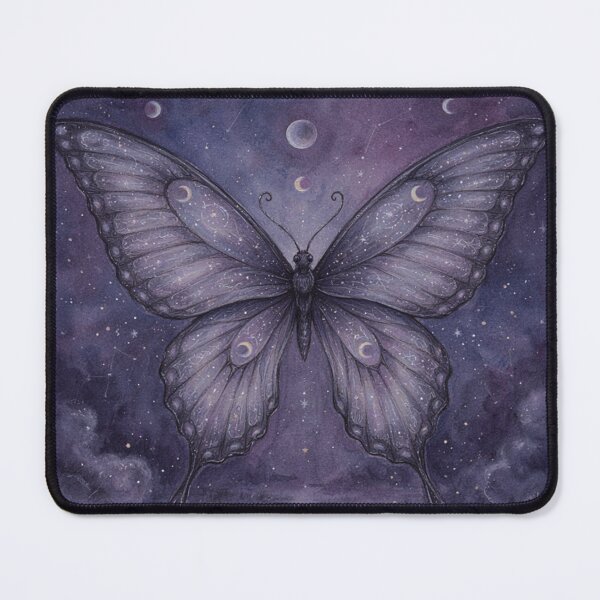 Item preview, Mystical Butterfly Spirit – Enchanted Celestial Fantasy Art designed and sold by JanjjaSoulInk.