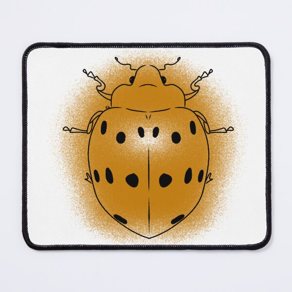 Item preview, 22-Spot Ladybug Line-art (Yellow) designed and sold by Burnt_Pikachu.