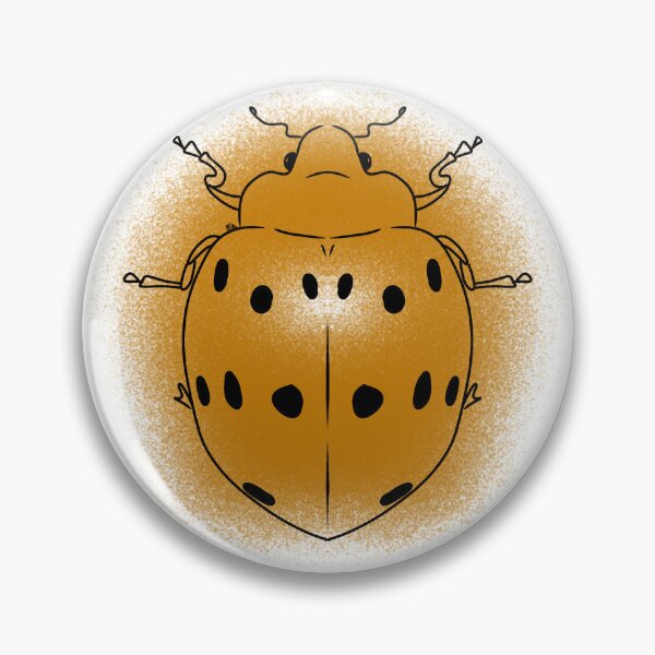 Item preview, 22-Spot Ladybug Line-art (Yellow) designed and sold by Burnt_Pikachu.