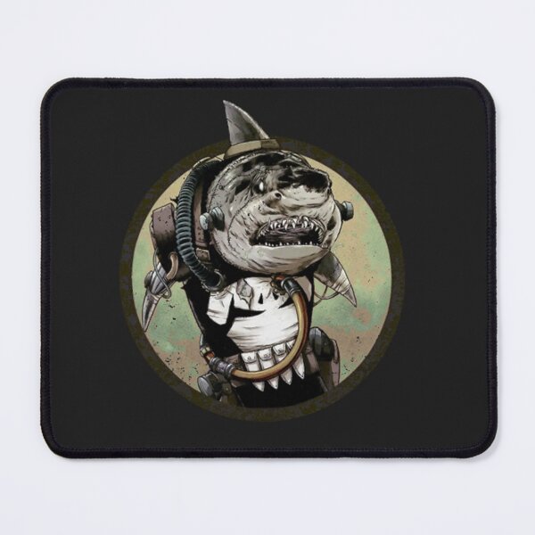 Item preview, Sci-Fi Armored Cyborg Shark Soldier Circular Badge designed and sold by AgnesSimon.