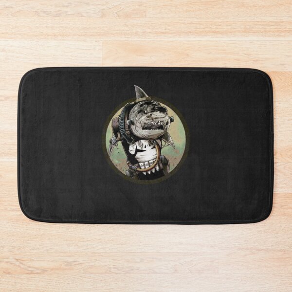 Item preview, Sci-Fi Armored Cyborg Shark Soldier Circular Badge designed and sold by AgnesSimon.