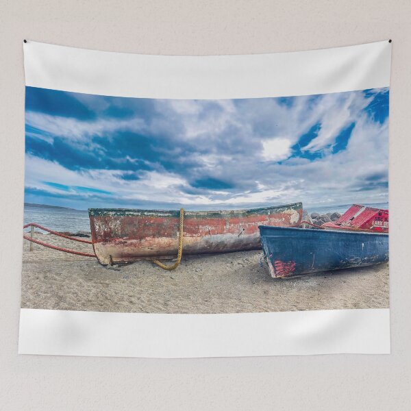 Item preview, Fishing boats on the Beach of South Africa designed and sold by Faith Based Decor & Art &Gifts.