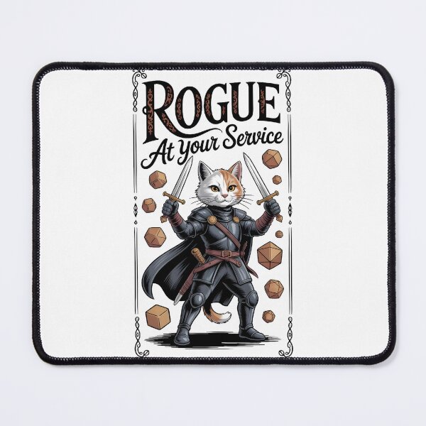 Item preview, Rogue RPG class cat rogue designed and sold by Boardgameo.