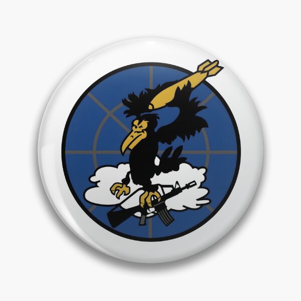 Item preview, USAAF 341st Bombardment Squadron Black Crow Bomb Thrower Patch designed and sold by CharlieDesings.