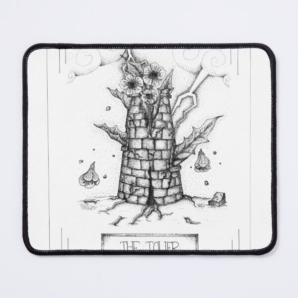 Item preview, The Tower — Henbane | Poisonous Plants Tarot designed and sold by HerbariumNoctur.