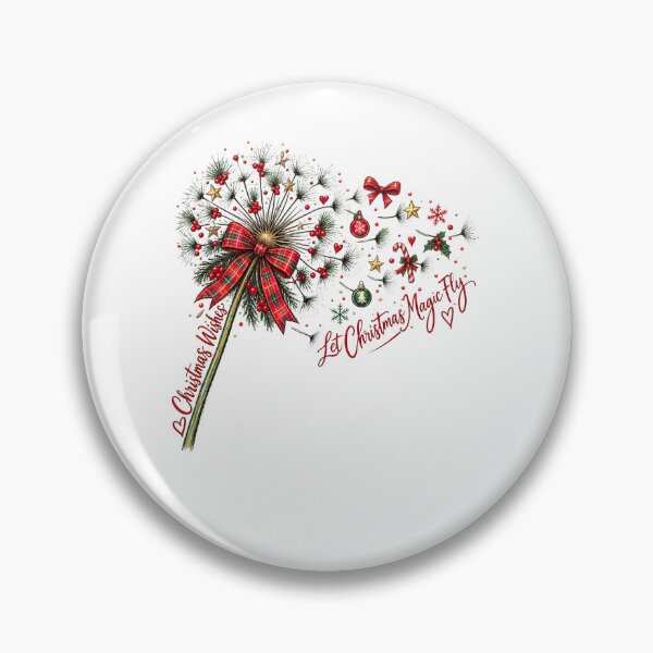 Item preview, Christmas Dandelion Wishes Let Christmas Magic Fly designed and sold by RDGNR.