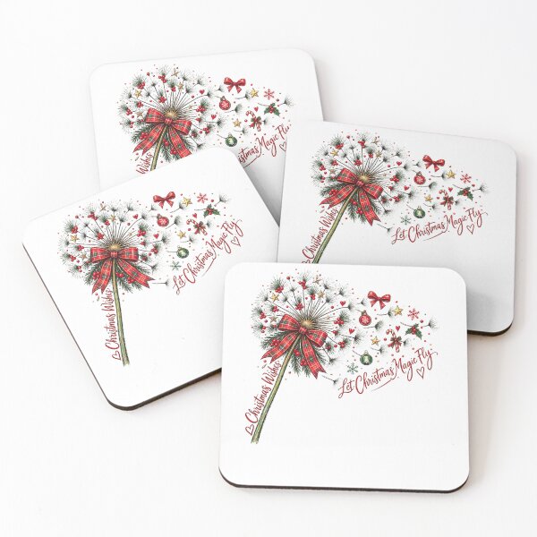 Item preview, Christmas Dandelion Wishes Let Christmas Magic Fly designed and sold by RDGNR.