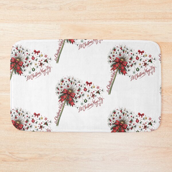 Item preview, Christmas Dandelion Wishes Let Christmas Magic Fly designed and sold by RDGNR.