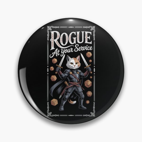 Item preview, Rogue RPG class cat rogue designed and sold by Boardgameo.