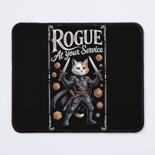 Item preview, Rogue RPG class cat rogue designed and sold by Boardgameo.