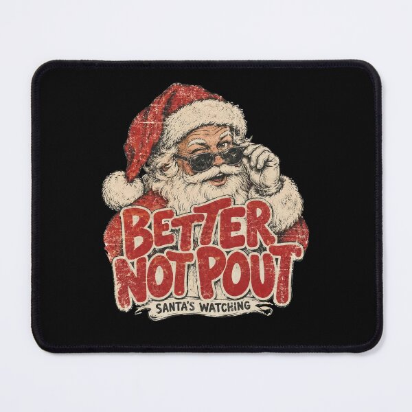 Item preview, Better Not Pout Santa Christmas Humor Vintage Style designed and sold by cerima.