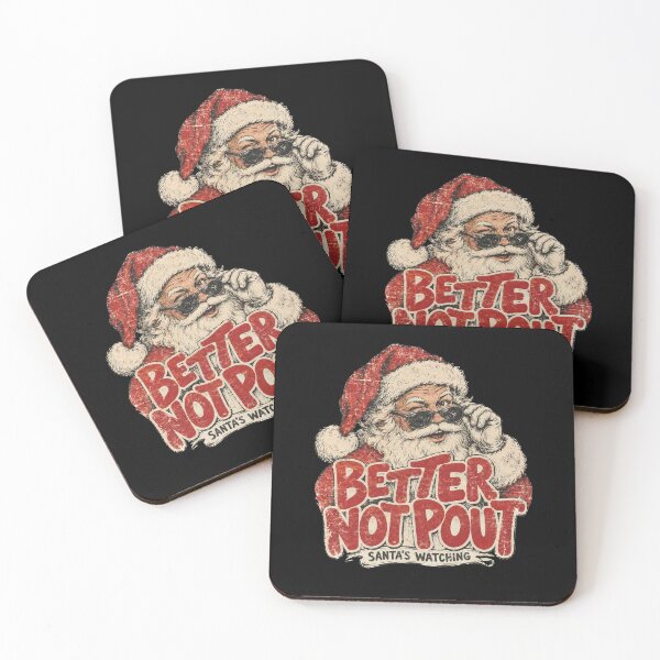Item preview, Better Not Pout Santa Christmas Humor Vintage Style designed and sold by cerima.