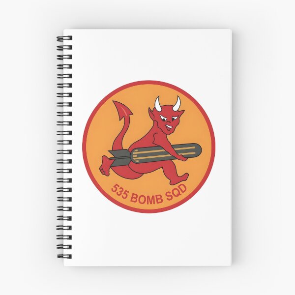 Item preview, USAAF 535th Bombardment Squadron Running Devil Patch designed and sold by CharlieDesings.
