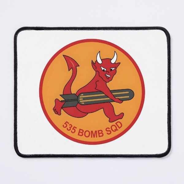 Item preview, USAAF 535th Bombardment Squadron Running Devil Patch designed and sold by CharlieDesings.