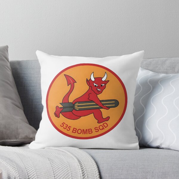 Item preview, USAAF 535th Bombardment Squadron Running Devil Patch designed and sold by CharlieDesings.