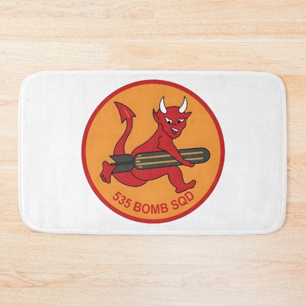 Item preview, USAAF 535th Bombardment Squadron Running Devil Patch designed and sold by CharlieDesings.