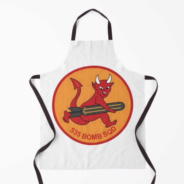 Item preview, USAAF 535th Bombardment Squadron Running Devil Patch designed and sold by CharlieDesings.