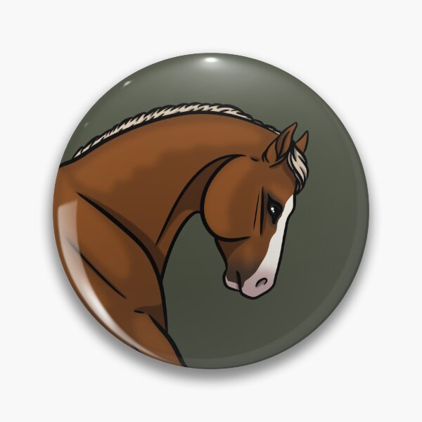 Item preview, Flaxen Chestnut Splash White Trakehner designed and sold by Old Water Cryptid .