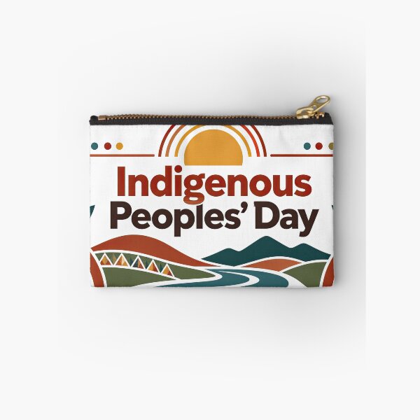 Item preview, Indigenous Peoples Day graphic with bold typography, colorful designed and sold by ckybe.