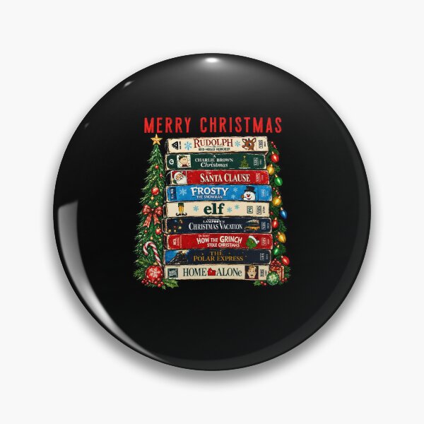Item preview, Merry Christmas Vintage Holiday Movie VHS Nostalgia designed and sold by OddPopARt.