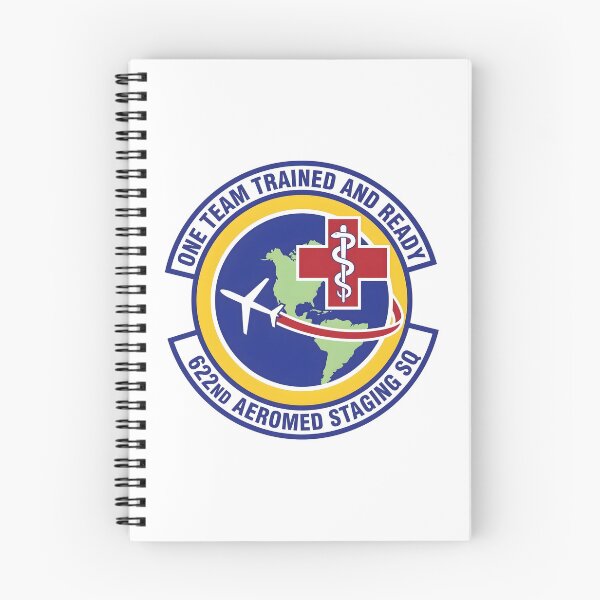 Item preview, USAF 622nd Aeromedical Staging Squadron Trained and Ready Patch    designed and sold by CharlieDesings.