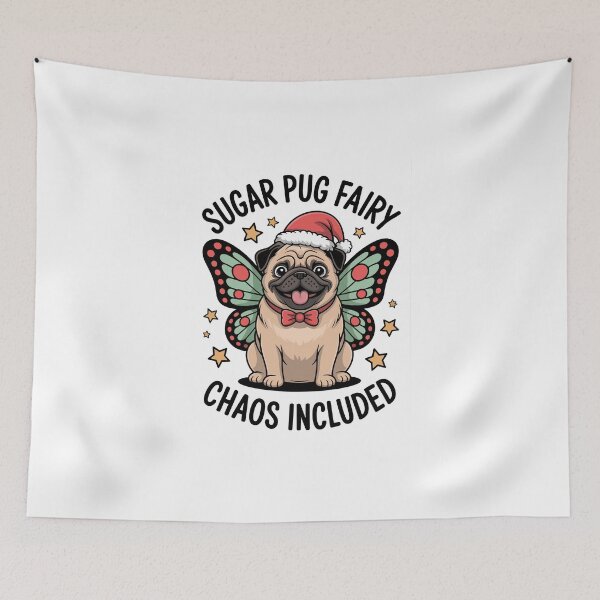 Item preview, SUGAR PUG FAIRY CHAOS INCLUDED designed and sold by jkrphoto.