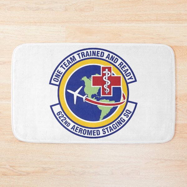 Item preview, USAF 622nd Aeromedical Staging Squadron Trained and Ready Patch    designed and sold by CharlieDesings.