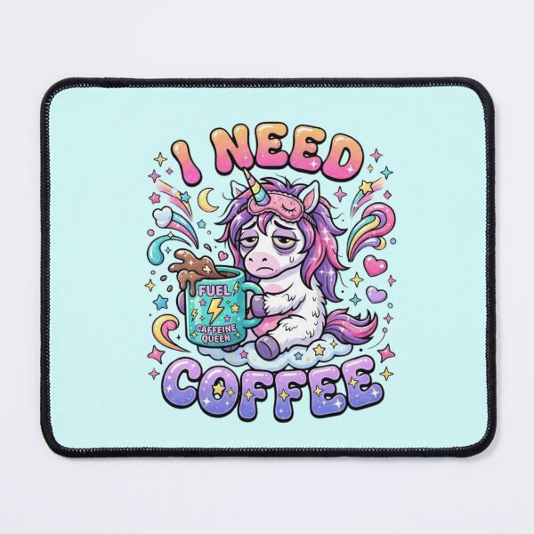 Item preview, Unicorn: I need a coffee designed and sold by BiaSMartins.
