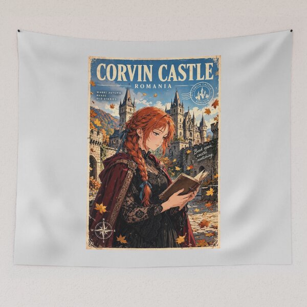 Item preview, Romania, Corvin Castle Autumn - Autumn Tales of Corvin Castle designed and sold by DibujandoPorfa.