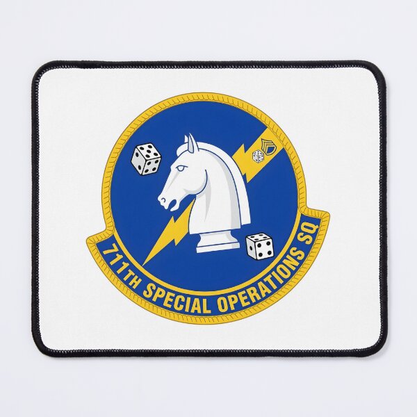 Item preview, USAF 711th Special Operations Squadron Knight Dice Patch designed and sold by CharlieDesings.