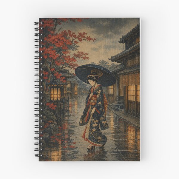 Item preview, Japanese Geisha in the Rain designed and sold by ZYVARENNE.