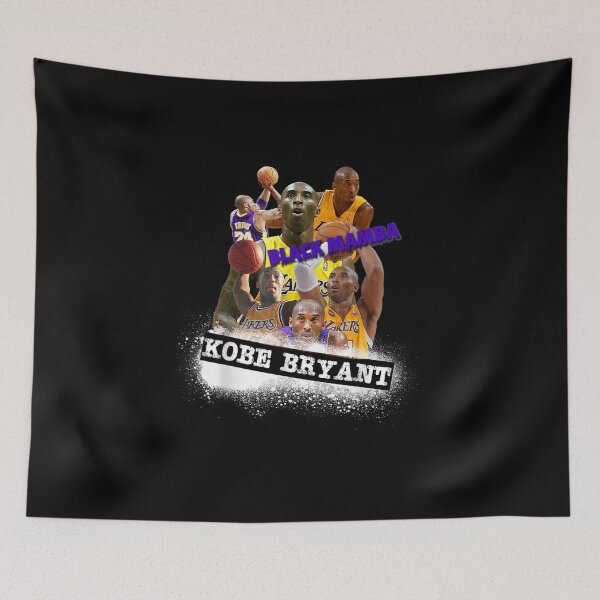 Artikelvorschau, Kobe Bryant Black Mamba Collage – Mehrere Posen – Lakers Gelb Lila entworfen und verkauft von QliumoPery.