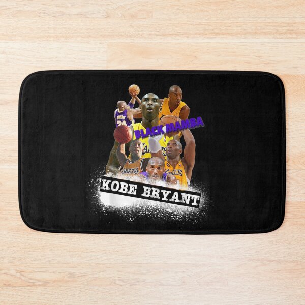 Aperçu de l'œuvre Collage de Kobe Bryant Black Mamba, poses multiples, Lakers, jaune et violet créée et vendue par QliumoPery.