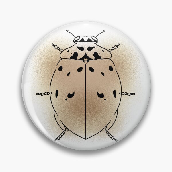 Item preview, Ashy Grey Lady Beetle Line-art (Cream) designed and sold by Burnt_Pikachu.