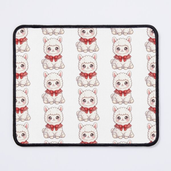 Item preview, Llama cute with red lace bow tie designed and sold by priyankajustine.
