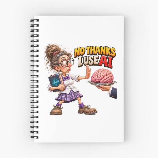 Item preview, No Thanks I Use AI Funny Tech Humor designed and sold by Wilcox PhotoArt.