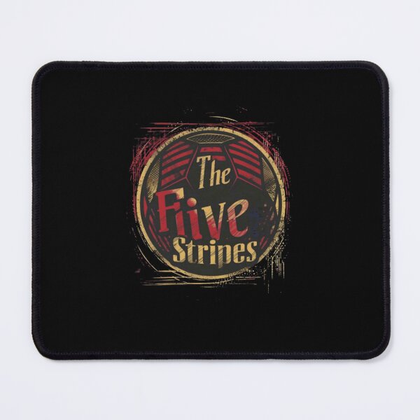 Item preview, The Five Stripes Vintage Distressed Circular Badge designed and sold by MiaGowing.