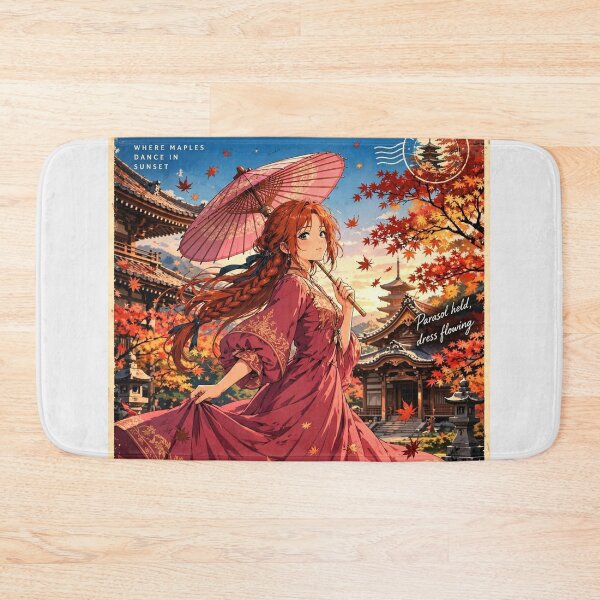 Item preview, Japan, Kyoto Autumn Temple Forest - Autumn Dreams in Kyoto designed and sold by DibujandoPorfa.