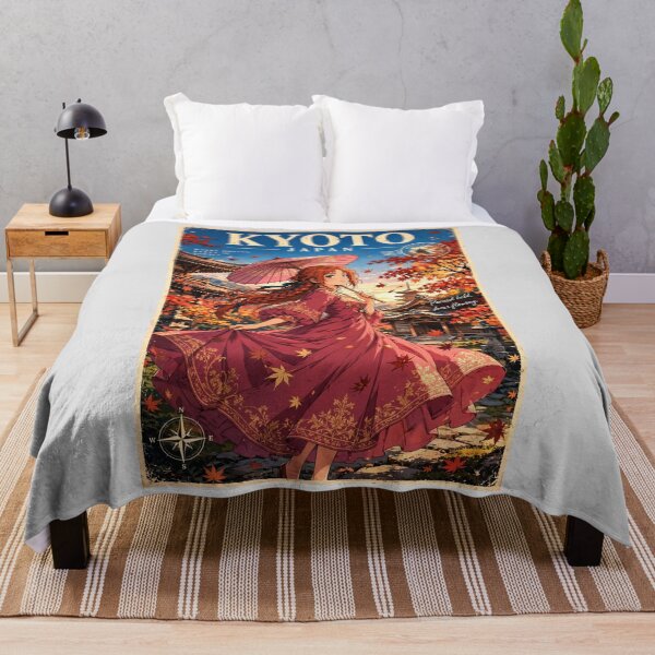Item preview, Japan, Kyoto Autumn Temple Forest - Autumn Dreams in Kyoto designed and sold by DibujandoPorfa.