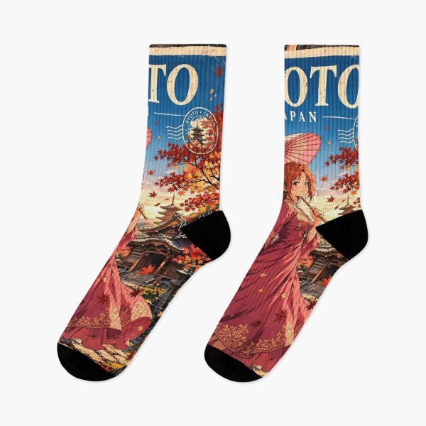 Item preview, Japan, Kyoto Autumn Temple Forest - Autumn Dreams in Kyoto designed and sold by DibujandoPorfa.
