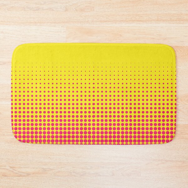 Item preview, Hot Pink Dots on Bold Yellow Background designed and sold by Back Trendz.