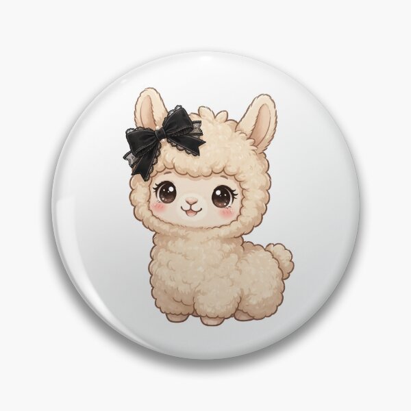Item preview, Llama with black bow designed and sold by priyankajustine.
