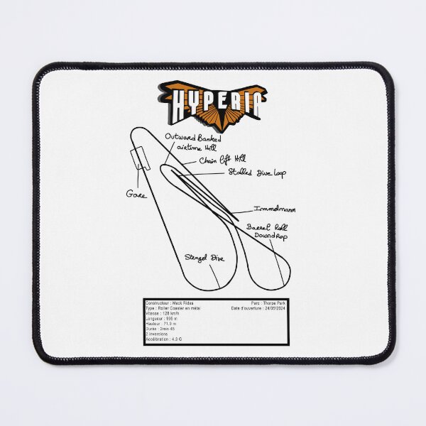 Item preview, Hyperia Track Layout — Thorpe Park Mack Rides Coaster designed and sold by FoolishDreamers.