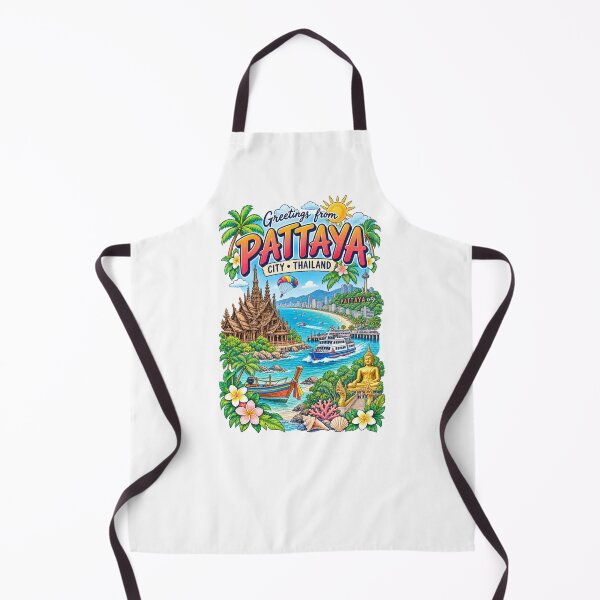 Item preview, Greetings from Pattaya City Thailand – Tropical Travel Adventure designed and sold by Russell Thorne.